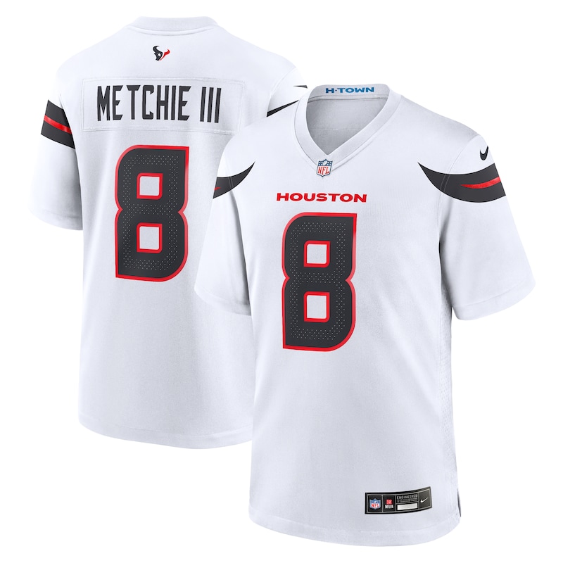 John Metchie III Houston Texans Game Jersey - White