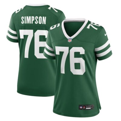 John Simpson New York Jets Women Game Jersey - Legacy Green