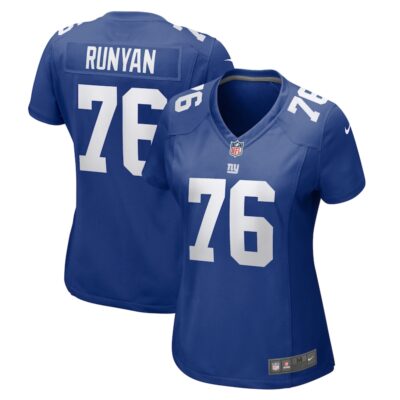 Jon Runyan New York Giants Women Game Jersey - Royal