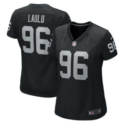 Jonah Laulu Las Vegas Raiders Women Game Jersey - Black