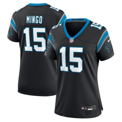 Jonathan Mingo Carolina Panthers Women Game Jersey - Black