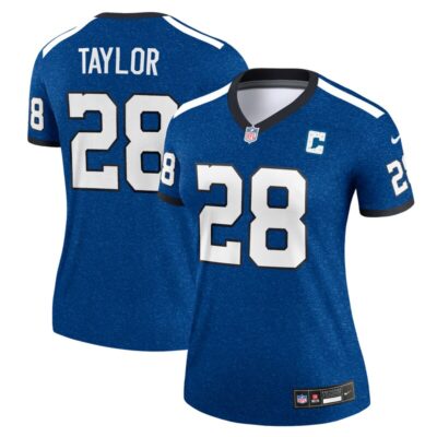 Jonathan Taylor Indianapolis Colts Women Alternate Legend Player Performance Top - Royal