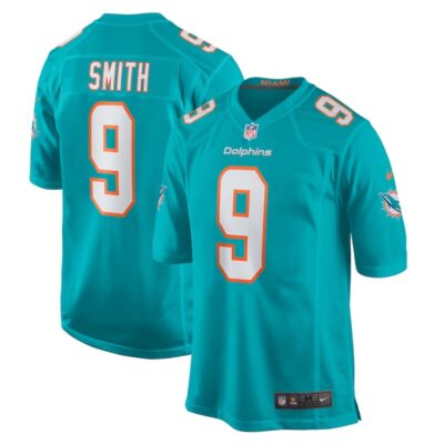 Jonnu Smith Miami Dolphins Game Jersey - Aqua