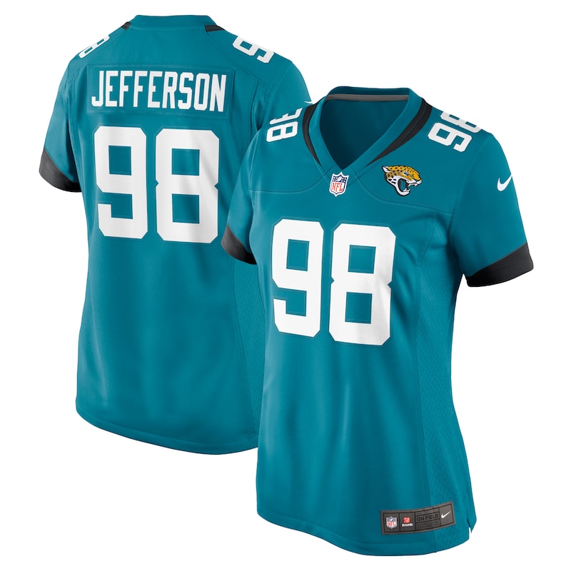 Jordan Jefferson Jacksonville Jaguars Women Game Jersey - Teal