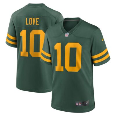 Jordan Love Green Bay Packers Alternate Game Jersey - Green