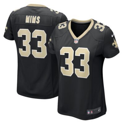 Jordan Mims New Orleans Saints Women Game Jersey - Black