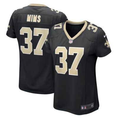 Jordan Mims New Orleans Saints Women Team Game Jersey - Black