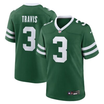 Jordan Travis New York Jets Team Game Jersey - Legacy Green