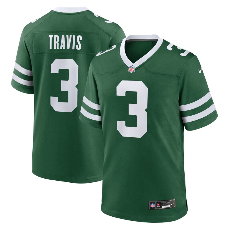 Jordan Travis New York Jets Team Game Jersey - Legacy Green