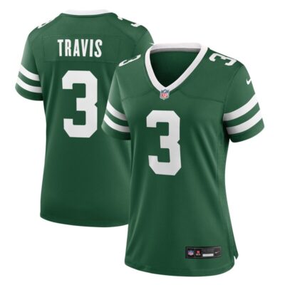 Jordan Travis New York Jets Women Team Game Jersey - Legacy Green