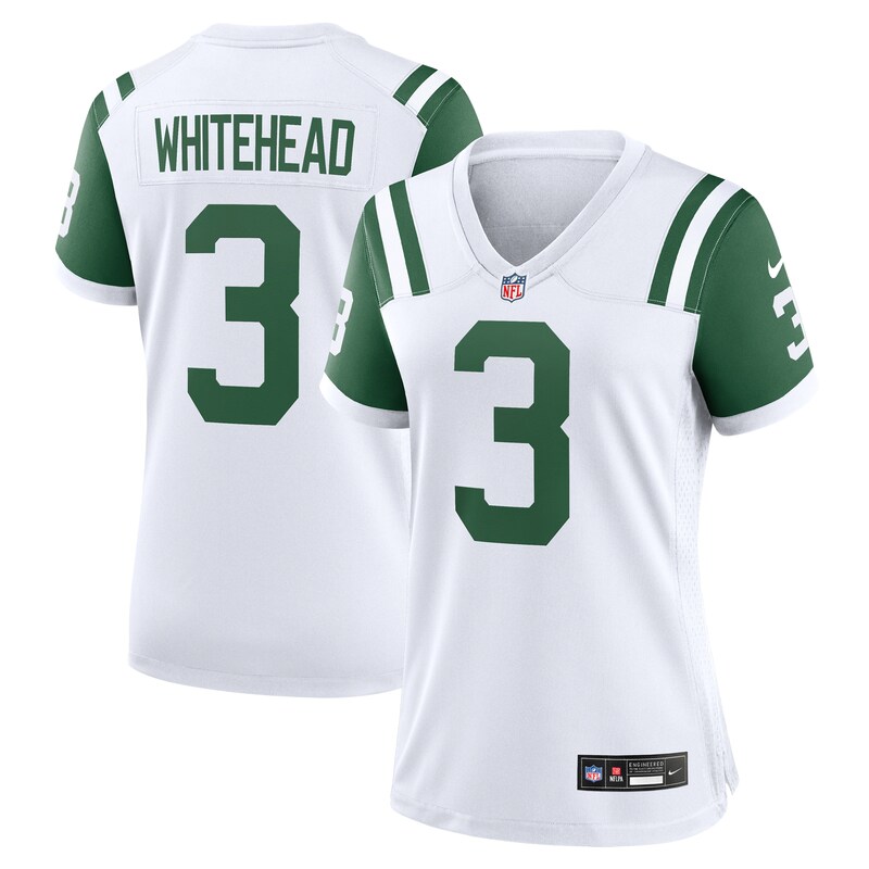 Jordan Whitehead New York Jets Women Classic Alternate Player Game Jersey - White