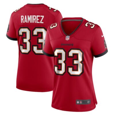 Jose Ramirez Tampa Bay Buccaneers Women Game Jersey - Red