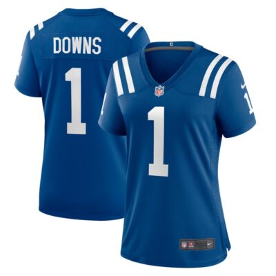 Josh Downs Indianapolis Colts Women Team Game Jersey - Royal