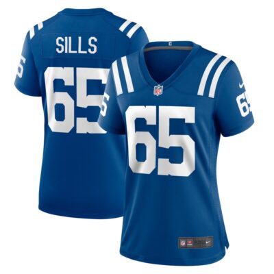 Josh Sills Indianapolis Colts Women Team Game Jersey - Royal