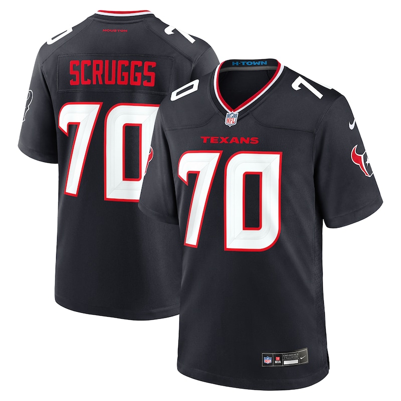 Juice Scruggs Houston Texans Team Game Jersey - Navy