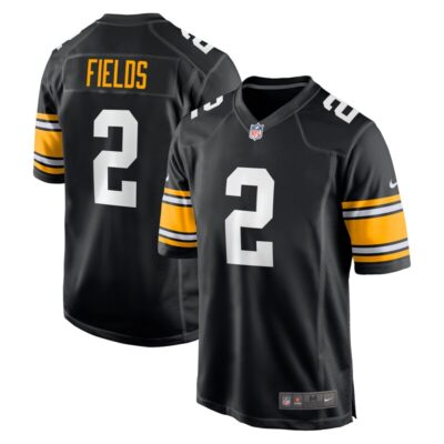 Justin Fields Pittsburgh Steelers Alternate Game Jersey – Black