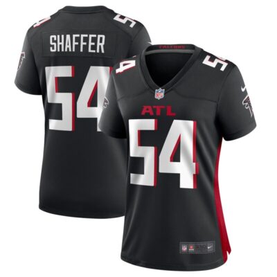 Justin Shaffer Atlanta Falcons Women Game Jersey - Black