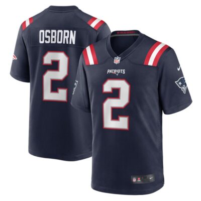 K.J. Osborn New England Patriots Game Jersey - Navy