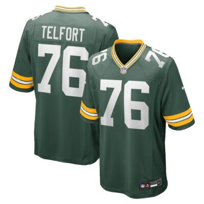 Kadeem Telfort Green Bay Packers Game Jersey - Green