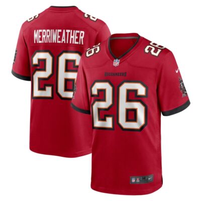 Kaevon Merriweather Tampa Bay Buccaneers Game Jersey - Red