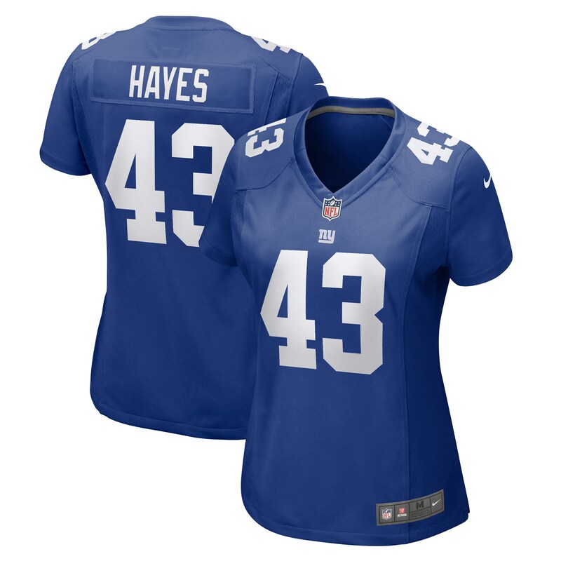 Kaleb Hayes New York Giants Women Team Game Jersey - Royal