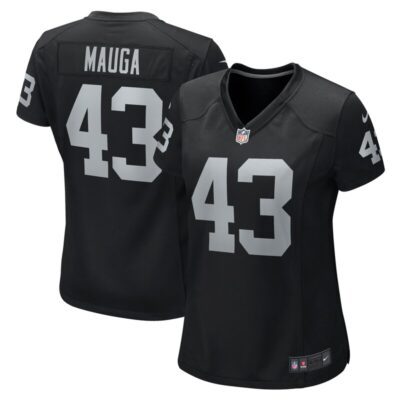 Kanai Mauga Las Vegas Raiders Women Team Game Jersey - Black