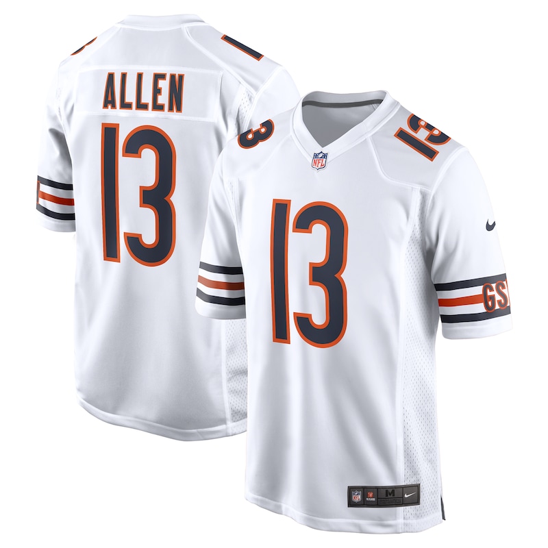 Keenan Allen Chicago Bears Game Jersey - White