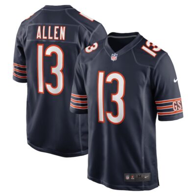 Keenan Allen Chicago Bears Team Game Jersey - Navy