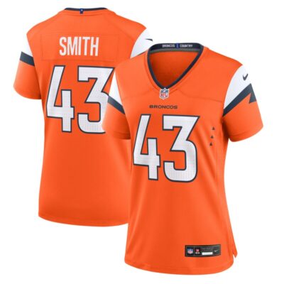 Keidron Smith Denver Broncos Women Team Game Jersey - Orange
