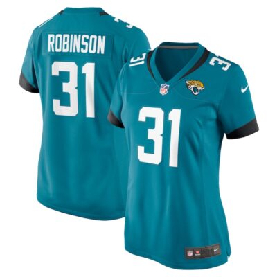Keilan Robinson Jacksonville Jaguars Women Game Jersey - Teal