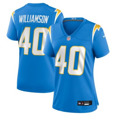 Kendall Williamson Los Angeles Chargers Women Game Jersey - Powder Blue