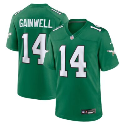 Kenneth Gainwell Philadelphia Eagles Alternate Game Jersey - Kelly Green