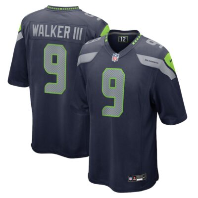 Kenneth Walker III Seattle Seahawks Team Game Jersey - College Navy