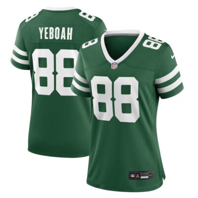 Kenny Yeboah New York Jets Women Team Game Jersey - Legacy Green