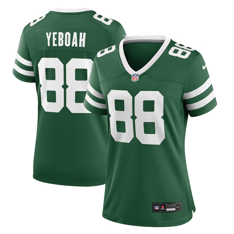 Kenny Yeboah New York Jets Women Team Game Jersey - Legacy Green