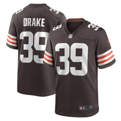 Kenyan Drake Cleveland Browns Game Jersey - Brown