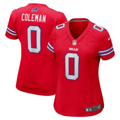 Keon Coleman Buffalo Bills Women Alternate Game Jersey - Red