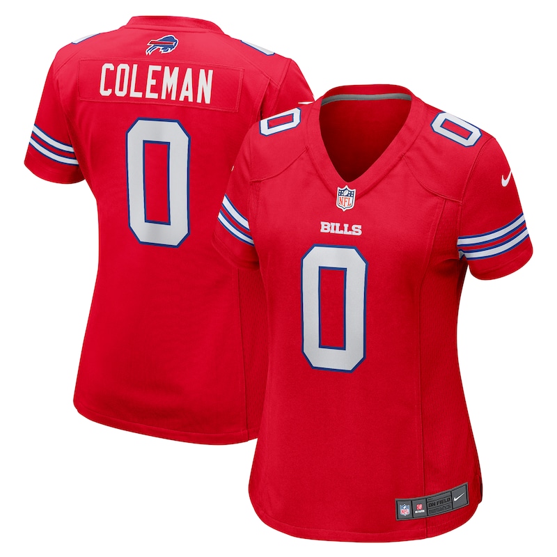Keon Coleman Buffalo Bills Women Alternate Game Jersey - Red