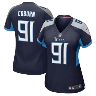 Keondre Coburn Tennessee Titans Women Game Jersey - Navy