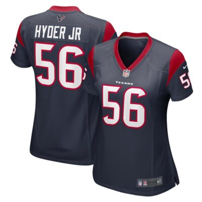 Kerry Hyder Jr. Houston Texans Women Game Jersey - Navy
