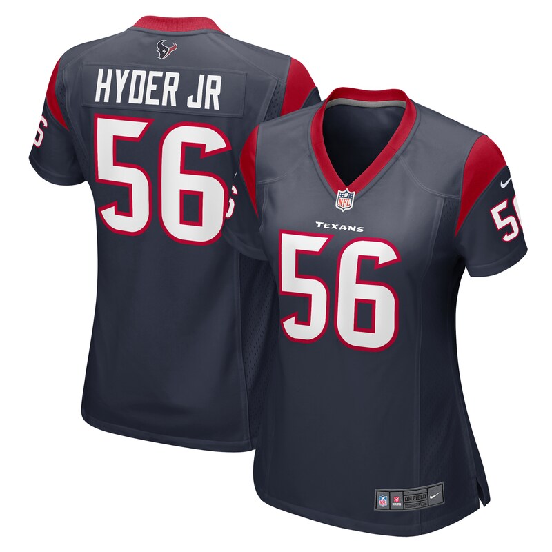 Kerry Hyder Jr. Houston Texans Women Game Jersey - Navy