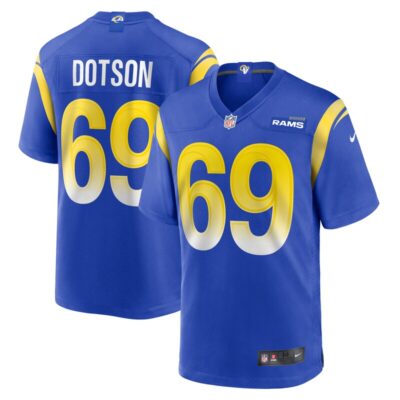 Kevin Dotson Los Angeles Rams Game Jersey - Royal