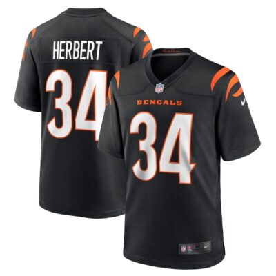 Khalil Herbert Cincinnati Bengals Game Jersey - Black