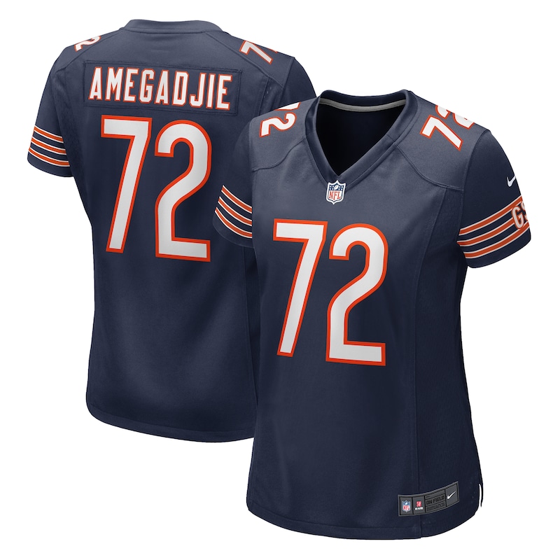 Kiran Amegadjie Chicago Bears Women Game Jersey - Navy