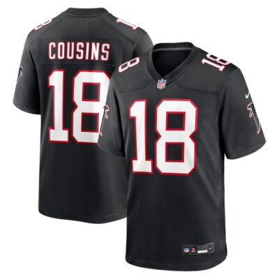 Kirk Cousins Atlanta Falcons Alternate Game Player Jersey - Black