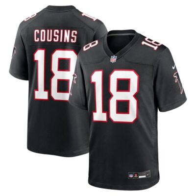 Kirk Cousins Atlanta Falcons Youth Alternate Game Jersey - Black