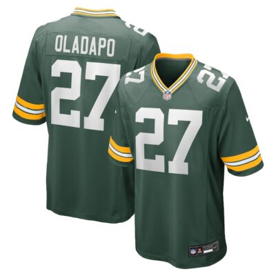 Kitan Oladapo Green Bay Packers Game Jersey - Green