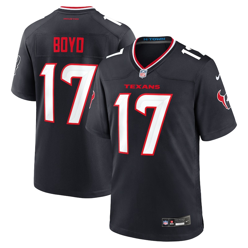 Kris Boyd Houston Texans Team Game Jersey - Navy