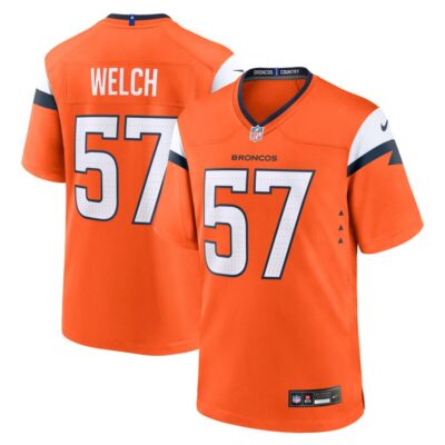 Kristian Welch Denver Broncos Team Game Jersey - Orange