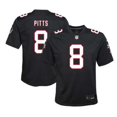 Kyle Pitts Atlanta Falcons Youth Game Jersey - Black